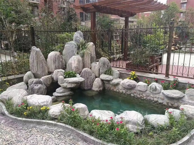 海安家庭庭院水景设计